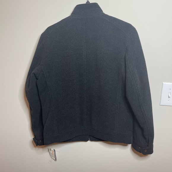 Michael Kors Charcoal Mens Wool Bomber Size S - Picture 4 of 4